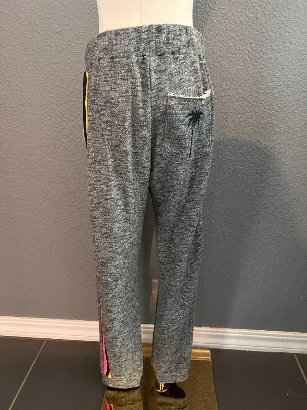 LE SUPERBE FRENCH TERRY GOOD DAYS TRACKSUIT NO BAD DAYS 2 PIECE PANTS & HOODIE M
